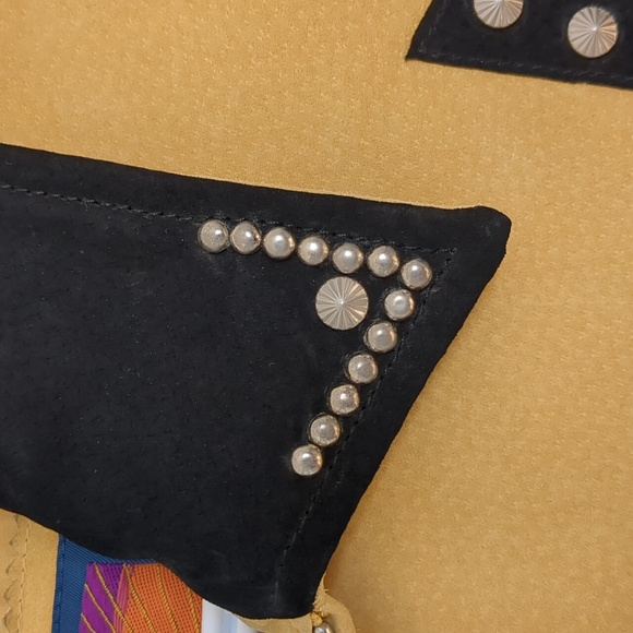 Yellow and Black studded Cripple Creek Jacket - Picture 4 of 7